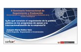 II Seminario Internacional de Seguimiento y Evaluación · internacionalización de las empresas españolas para ... Probabilidad de mostrar un determinado grado de aprovechamiento