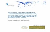 NUEVO BIOCIDA PARA LA PREVENCIÓN DE LA LEGIONELOSIS EN … SESA/Orales/O-066.pdf · Biocida altamente efectivo para el control de Legionella spp. en: 1. ... - Fuentes ornamentales.