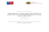 INFORME DEL INVENTARIO NACIONAL DE GASES DE … · Informe del Inventario Nacional de Gases de Efecto Invernadero de Chile serie 1990-2013 3 EQUIPO TÉCNICO DEL SISTEMA NACIONAL DE