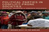 POLITICAL PARTIESIN CONFLICT-PRONE .POLITICAL PARTIESIN CONFLICT-PRONE SOCIETIES REGULATION, ENGINEERING