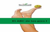 El ABC de los pies I1).pdf · Extienda la crema dando un masaje rotatorio del empeine a los dedos. Hay muchas cremas en el mercado para el bienestar de los pies, refrescantes, calmantes,