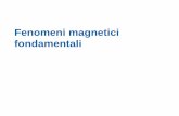 Fenomeni magnetici fondamentali - liceocesarevalgimigli.it · La forza magnetica e le linee del campo magnetico • La barretta di ferro a contatto con la magnetite si è magnetizzata: