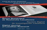 Revue Numérique de Recherche Lasalliennerevista_roma.delasalle.edu.mx/pdf/Revista9.pdf · una confrontación entre la Pedagogía Lasaliana y el Modelo de Enseñanza de Aprendizaje
