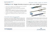 High Performance pH and ORP Sensors - fmtech.kr ph Sensor.pdf · FEATURES AND APPLICATIONS The Rosemount Analytical PERpH-x high performance pH sensors incorporate several design