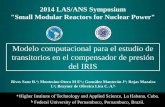 Modelo computacional para el estudio de transitorios …las-ans.org.br/PDF2014/Technical Section - Leorlen Rojas - July22... · El empleo de la dinámica de fluidos computacional