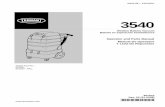 Tennant 3540 Operator and Parts Manual .3540 Operator and Parts Manual Manual De Operador Y Lista