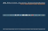 British Audio Engineering 1073 Product Manual.pdf · 2 WarranTy During the warranty period, BAE will at no cost to the customer (minus any shipping) repair the unit to full operating