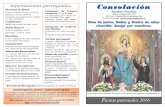 Informaciones parroquiales Consolación · Media hora antes de cada misa. ... Pastoral juvenil . ... Puerta Santa. 17 / Agosto Santa Clara de Montefalco, virgen.