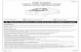 FORD RANGER 3 PIECE HARD TONNEAU COVER INSTALLATION ... RGR 3P HTC.pdf · TC0234e Page 1 of 13 14/01/13 FORD RANGER 3 PIECE HARD TONNEAU COVER INSTALLATION INSTRUCTIONS Place these
