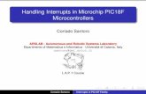 Handling Interrupts in Microchip PIC18F Microcontrollerssantoro/teaching/lap1/slides/InterruptsMCU.pdf · Handling Interrupts in Microchip PIC18F Microcontrollers Corrado Santoro