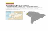 Informe de país: Ecuador - Ciencias Socialescienciassociales.edu.uy/.../2/2015/07/Ecuador.pdf · Patrimonio Forestal del Estado, o que se haya declarado Bosques o Vegetación Protectores
