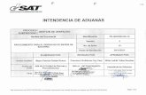 INTENDENCIA DE ADUANAS - portal.sat.gob.gt · Reglamento del Código Aduanero Uniforme Centroamericano -RECAUCA-.Publicada en Acuerdo Ministerial número 471- ... misiones, entidades