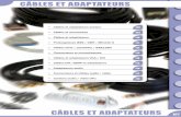 câbles et adaptateurs - infopy.fr · • Câbles et adaptateurs VGA / DVI • Câbles DVI /HDMI et adaptateurs • Adaptateurs audio ... Cable AT / Modem 0,20 m 13930 Câble AT