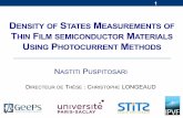 ENSITY OF STATES MEASUREMENTS OF HIN FILM … · ~5 minutes . FTPS Principles ... • Reproduction of transmission results using Diplot Data Manipulations (2) 10