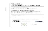 TIA/EIA INTERIM STANDARD - Part 68 · TIA/EIA INTERIM STANDARD Telecommunications Telephone Terminal Equipment Technical Requirements for Connection of Terminal Equipment To the Telephone