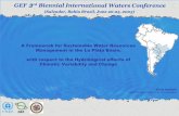 A Framework for Sustainable Water Resources …oas.org/dsd/Events/english/PastEvents/Salvador_Bahia/Documents/La... · Uruguay: Ministerio de Transportes y Obras Públicas, ... SAP