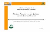 Modelo Académicode Calidad para la Competitividadconalepvallarta.edu.mx/modelo academico.pdf · Identificación de normas de convivencia social 5. Programa de Estudios Competencia
