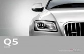 Audi Q5 · Audi Q5 You will recognise the sharpened, striking design of the Audi Q5 at first glance. Generously wide rear lights give the car a distinct accent.