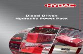 Diesel Driven Hydraulic Power Pack - Start: HYDAC · Hydraulic Power Units Rotative Equipment The power behind your Technology Diesel Driven Hydraulic Power Packs – Rotative Equipment