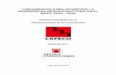 LINEAMIENTOS PARA PROMOVER LA INVERSIÓN …FILE/8.Informe_Capeco_Apoyo.pdf · CAPECO. Lima, Perú. Lineamientos para promover la inversión en infraestructura en el Perú: 2012 ...