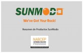 Resumen de Productos SunModosunmodo.com/wp-content/uploads/2017/04/Resumen-de-Productos... · Línea completa de soluciones de montaje de paneles solares para ... para montaje plano