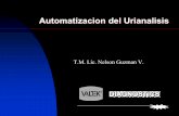 Automatizacion del Urianalisis - laboratoriohrc.comlaboratoriohrc.com/BIBLIOTECA/uroanalisis/urianalisis.pdf · Automatizacion del Urianalisis ... Lavar la zona de los genitales externos,