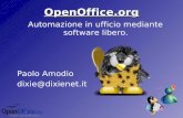 Introduzione a OpenOffice.org 2 - vecchiomago.net€¦ · Ah... ma è più lento... La suite per ufficio completa ... – Calc – un foglio elettronico per analizzare i dati