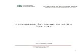 PROGRAMAÇÃO ANUAL DE SAÚDE PAS 2017portal.saude.pb.gov.br/infosaudef/assets/docs/PAS_2017.pdf · atenÇÃo primaria em saÚde ... a programaÇÃo anual de saÚde ... instituir
