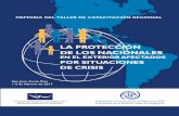 LA PROTECCIÓN DE LOS NACIONALES · 1-2 de febrero de 2017 MeMoRia del TalleR de CapaCiTaCión Regional LA PROTECCIÓN ... anTeCedenTeS y JuSTifiCa Ción Recientes crisis humanitarias
