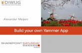 Build your own Yammer App - SPS Events · Roles and permissions Member All users are at least a member of the Yammer network. Ability to use yammer. Group admin The person who created