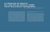 La Maqueta de Madrid de León Gil de Palacio (1830) … · la historia de una ciudad, ... de vista de pájaro o perspectiva de diversas adjetivaciones (axonométrica, militar, oblicua,
