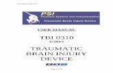 TBI 0310 - presysin.compresysin.com/Downloads/user-manual/TBI-0310-Head-Impactor-User... · User Manual TBI 0310 Page 1 of 26 . USER MANUAL . TBI 0310 . 6/2012 . TRAUMATIC BRAIN INJURY