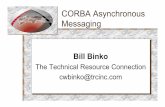 CORBA Asynchronous Messaging - .The Technica l Resource Connection Messaging Overview CORBA Messaging