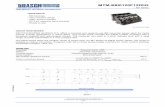 non-contractual image · MTM-B8I0120F12IXIG_i MTM-B8I0120F12IXIG MT Series PRELIMINARY TECHNICAL INFORMATION ABOUT MTM SERIES RECTIFICADORES GUASCH S.A. offers a compact and ready-to-use