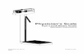Physician’s Scale - Rehabmart.com · Physician’s Scale Eye-Level Beam Scale Operation Instructions . ... Recuesta la base de la plataforma al revés y remueva los empaques de