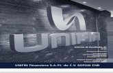 Informe de Resultados de 1T15 - unifin.com.mx · arrendamiento operativo y los ingresos por intereses de factoraje y crédito automotriz. ... 242.1 millones durante el 1T15, un aumento