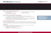 FPG Mystery Shopping - .FPG Mystery Shopping Mystery Shopping Solutions â€¢ Competitive Intelligence