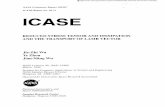 NASA Contractor Report 198307 ICASE Report No. 96-21 ICA · NASA Contractor Report 198307 ICASE Report No. 96-21 /? - ICA REDUCED STRESS TENSOR AND DISSIPATION AND THE TRANSPORT OF