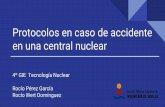 Protocolos en caso de accidente en una central nuclearlaplace.us.es/wiki/images/8/81/Trabajo21.pdf · accidentes, evitando que las consecuencias traspasen al exterior de la instalación.