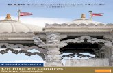 BAPS Shri Swaminarayan Mandir Neasden, Londres …londonmandir.baps.org/images/2017/03/MandirLeaflet_SPANISH.pdf · Una de las siete maravillas de Londres Time Out City Guides En