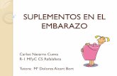 SUPLEMENTOS EN EL EMBARAZO - Docencia … · Medicamentos y embarazo: Actualización. Infac Vol 21.nº 7.2013  ... Velasco Lopez I. Yodoprofilaxis en el embarazo.