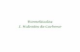 Biomoléculas I. Hidratos de Carbono · I. Carbohidratos Carbohidratos son aldehídos o cetonas con múltiples grupos hidroxilo. Sirven como: • Reserva de energía, combustible,
