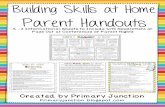 Building Skills at Home - Wattsburg Area School District Skills at Home.pdf · •Practicar la ortografía - escribir palabras en tarjetas y cortar las cartas aparte. •Jugar a deletrear