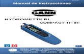 HYDROMETTE BL - gann.de · Introducción Hydromette BL Compact TF-IR 5 0.1 Indicaciones generales El presente aparato de medida cumple las exigencias de las directivas (2004/108/CE)