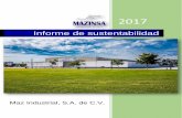 Informe de sustentabilidad - Harina - Aceite - …mazinsa.com/assets/uploads/COPISM2017.pdf6 Portafolio de productos Maz Industrial es el principal productor de harina de pescado en
