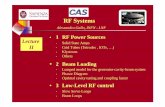 RF Systems - Welcome to the CERN Accelerator … · Alessandro Gallo, INFN -LNF Lecture II. RF Systems Alessandro Gallo, INFN -LNF. RF Power Sources: ... Max Power Frequency / Bandwidth