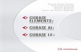 Cubase - Quick Start Guide - medias.audiofanzine.commedias.audiofanzine.com/files/quick-start-guide-fr-475289.pdf · Cubase provides the latest tools inviting you to venture into