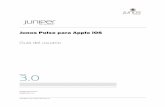 Junos Pulse para Apple iOS - juniper.net · Unidos y otros países. El logotipo de Juniper, el logotipo de Junos y JunosE son marcas registradas de Juniper Networks, Inc. T odas las