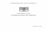 UNIVERSIDAD DEL VALLE DE MÉXICOlabsag.tlalpan.uvmnet.edu/planeacion_didactica/docs_coyoacan/lx... · LICENCIATURA EN VENTAS ... V. ORGANIZACIÓN DEL MAPA CURRICULAR 1. Estructura