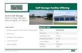 Self Storage Facility Offering · Self Storage Facility Offering Armor Self-Storage 4200 US Hwy 180 East Mineral Wells, TX 76067 HIGHLIGHTS Excellent exposure on main artery to Mineral